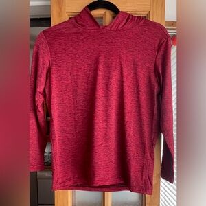 Real Essentials red hoodie